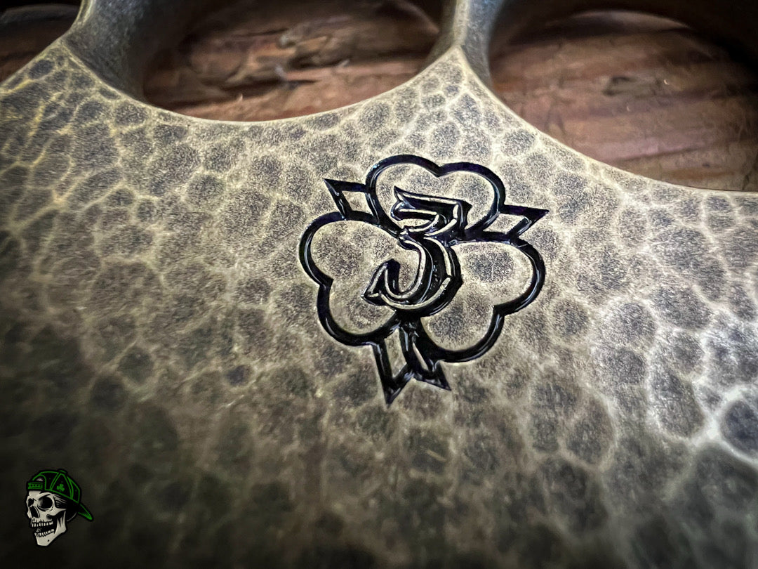 Handmade Bear Paw- Hammered, Blackened & Stonewashed