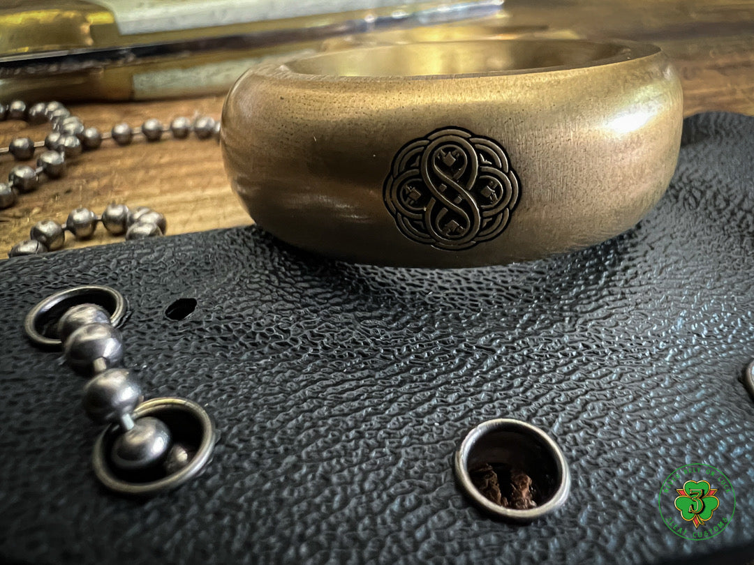 Handmade Infinity Charm - Satin Finish