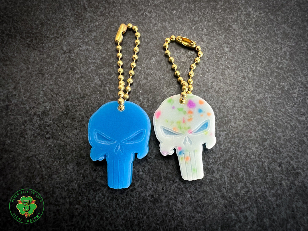 Night Vision Skull Keychains