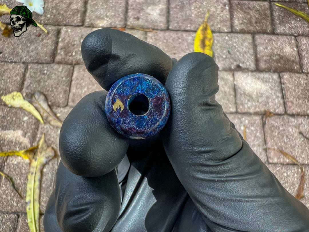 Nebula Finish- Handmade No Luck Charm & Bead