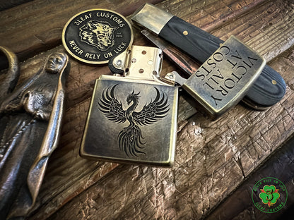 "Victory at ALL Costs" -Zippo Lighter