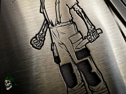 Handmade Brass Helmet Cards