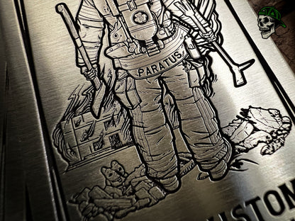 Handmade Brass Helmet Cards