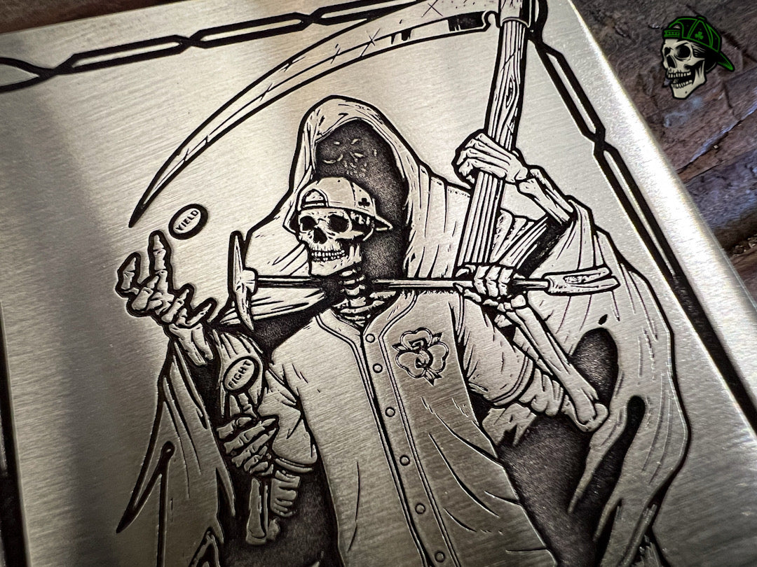 Handmade Brass Helmet Cards
