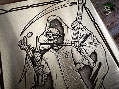 Handmade Brass Helmet Cards