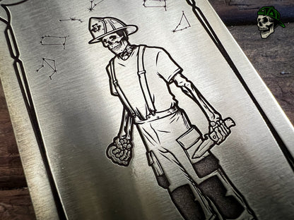 Handmade Brass Helmet Cards