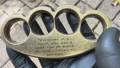 "Dark Side" Xtrme Low Pro Bear Paw & Coin- Handmade w/Reeded Crowns
