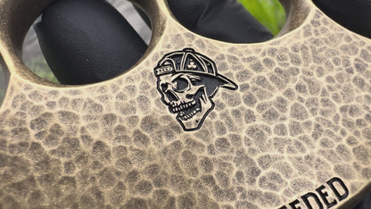 Handmade Bear Paw- Hammered, Blackened & Stonewashed