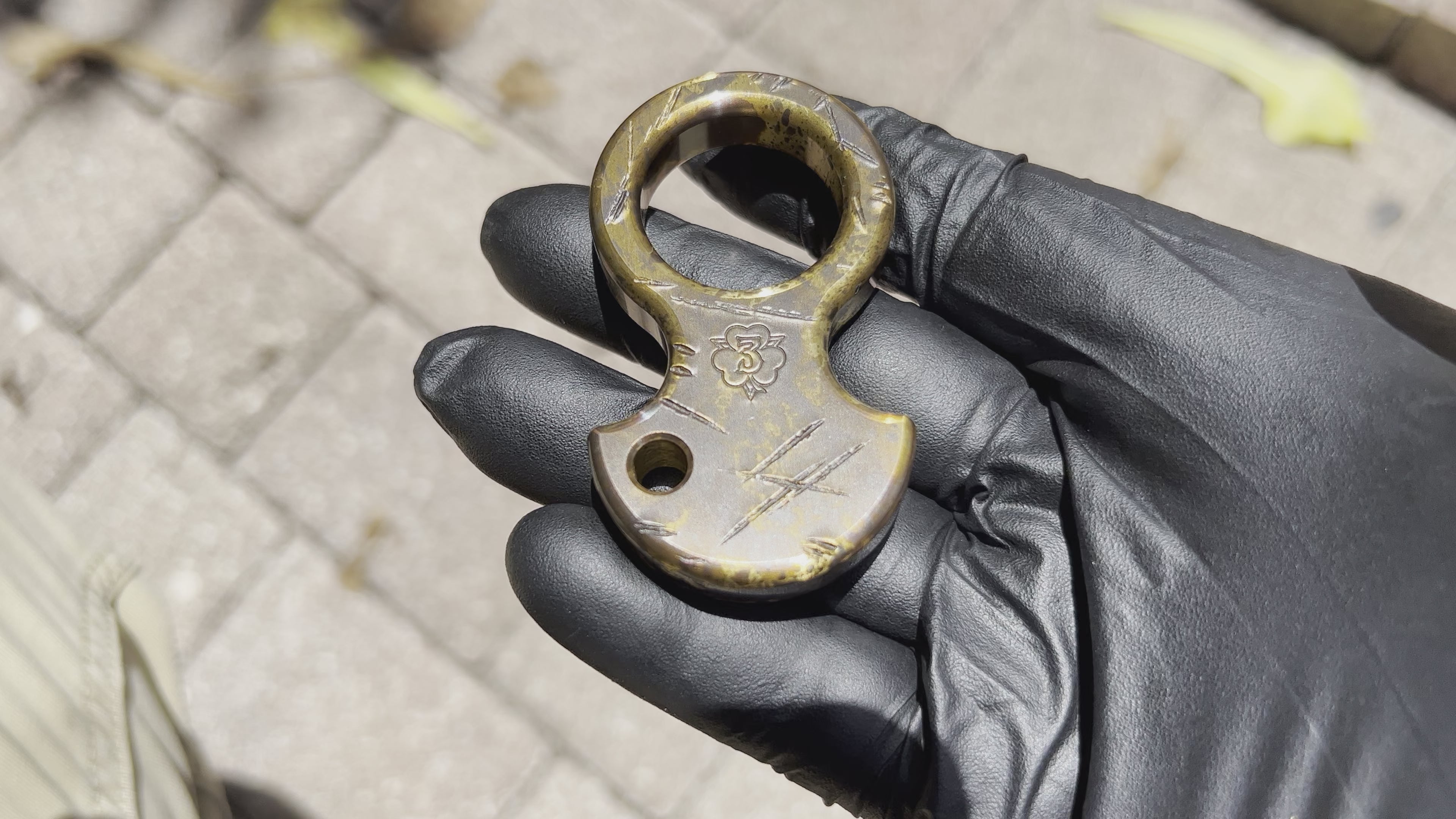 CNC No Luck Charms- Solid Brass (Standard Thickness*) Various Finishes
