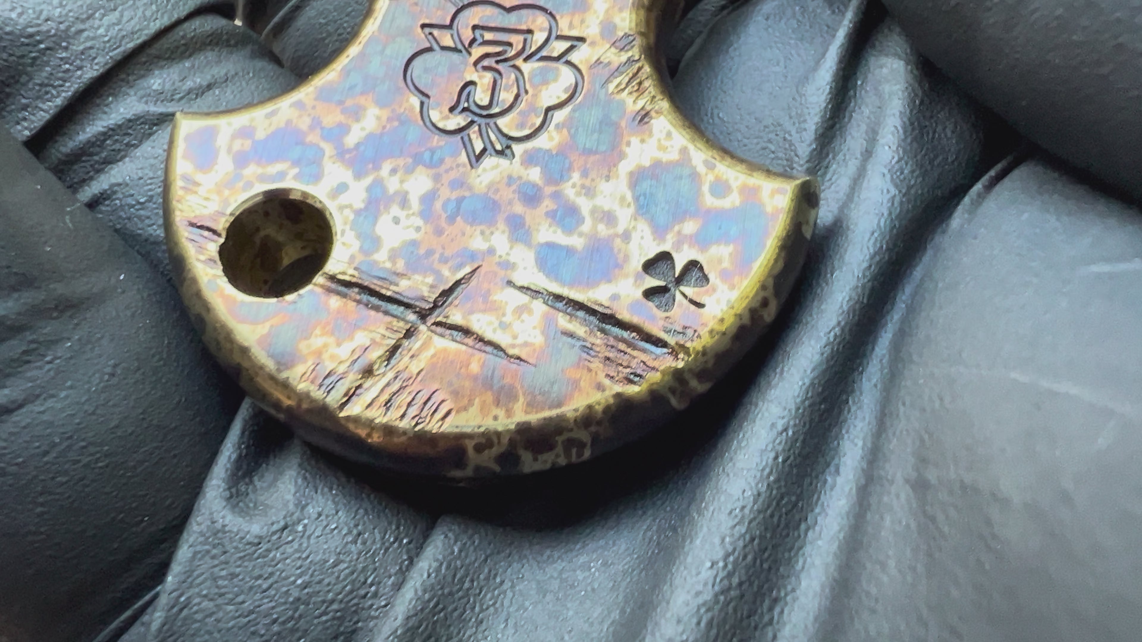 V2 CNC No Luck Charm (Low Pro Brass)
