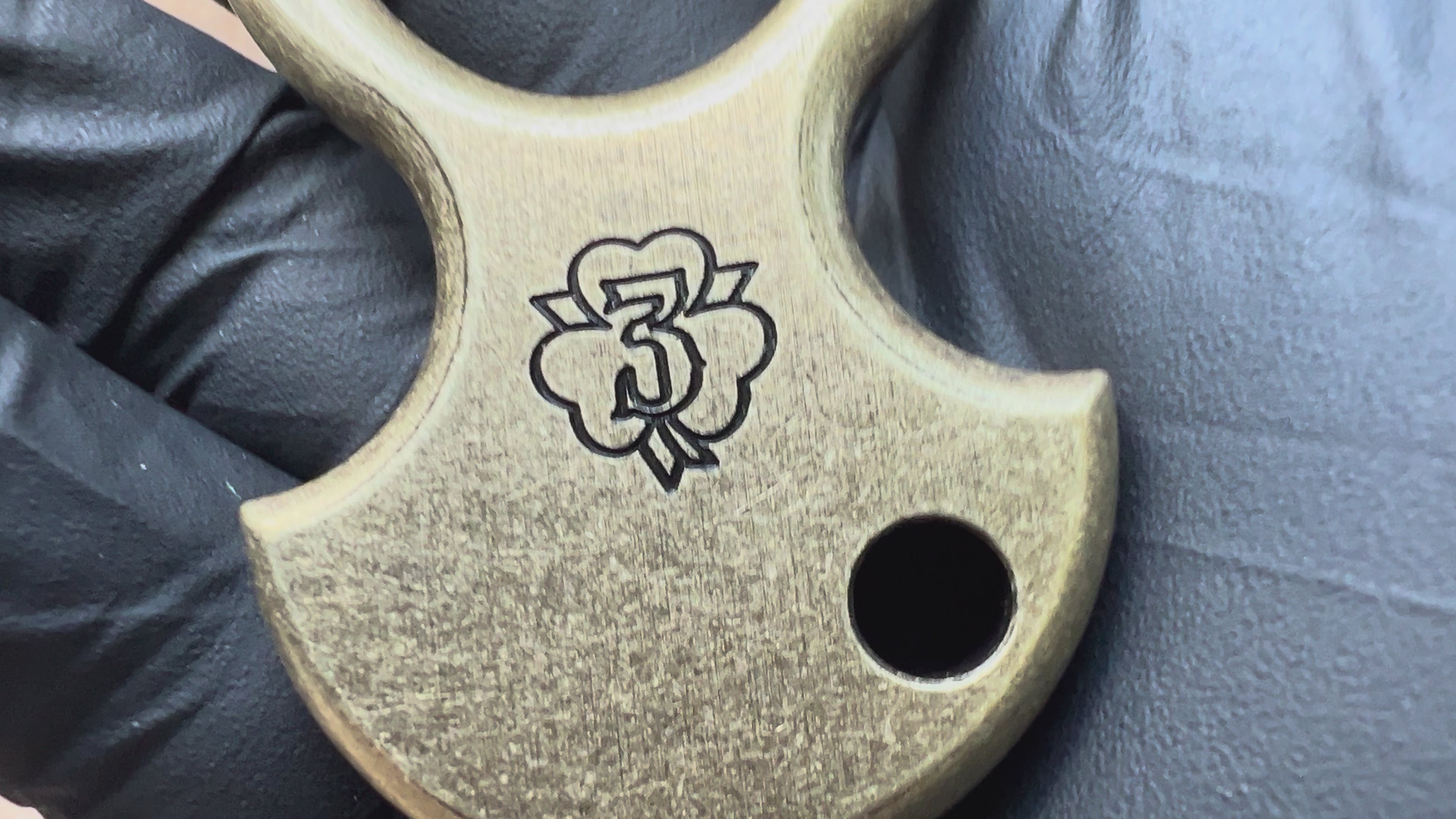 V2 CNC No Luck Charm (Low Pro Brass)