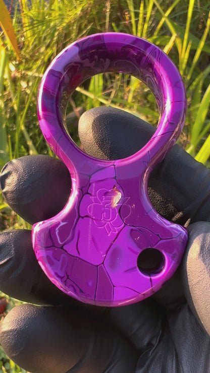 "Purple Haze" No Luck Charm & Bead (Burnt End)