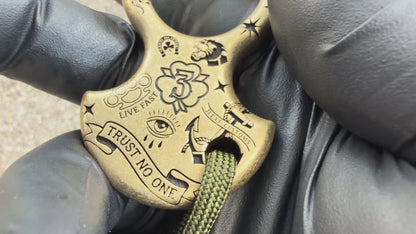 "Tattooed" Low Pro No Luck Charm & Bead