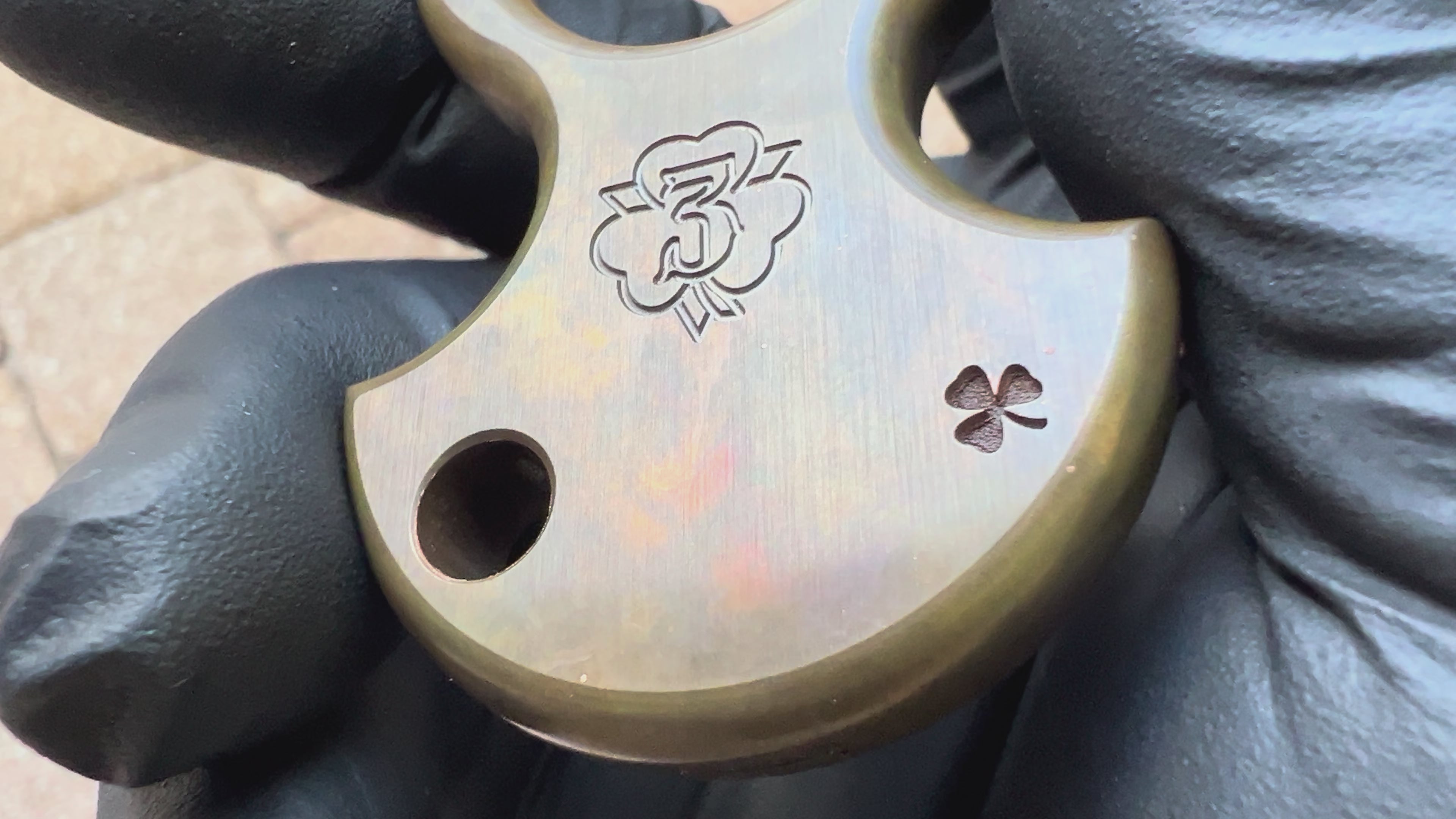 V2 CNC No Luck Charm (Low Pro Brass)