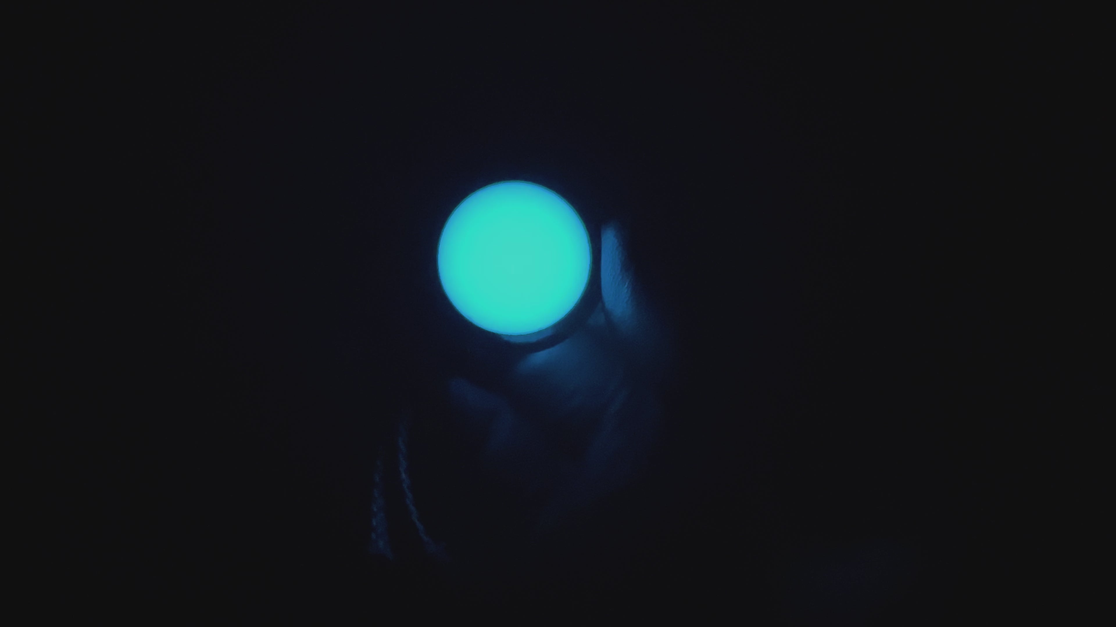 Blue Night Vision Lantern w/ 3Leaf Skull & Werewolf