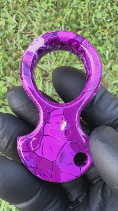 "Purple Haze" No Luck Charm & Bead (Burnt End)