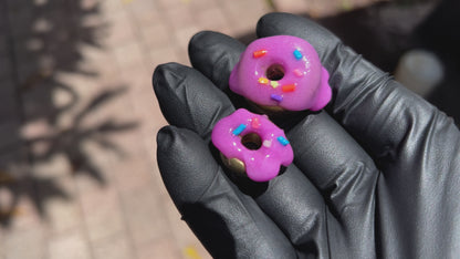 Hurts Donuts- Pink w/Blue Night Vision Glow