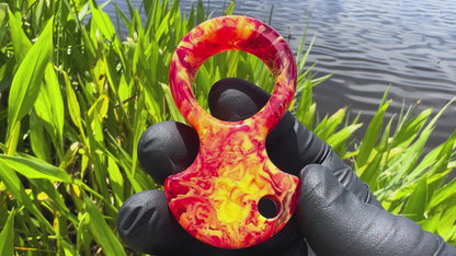 "Fully Involved" No Luck Charm (kaotic artworks resin)