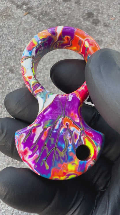 "Color Explosion" No Luck Charm & Bead ('Burnt End')