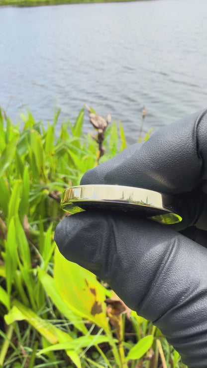 Opal Inlay "Fight/Yield" Decision Coin